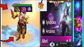 Ahri carry comp -8 Arcanist -ahri vs crit lucin -teamfight tactic