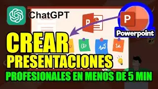 CREAR PRESENTACIONES PARA POWERPOINT  LLAMATIVAS CON CHAT GPT EN MENOS DE 5 MINUTOS