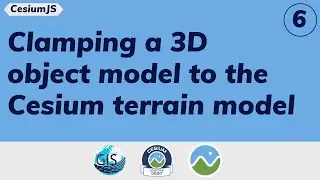 Part 6: how to clamp a 3D object model to the Cesium terrain model