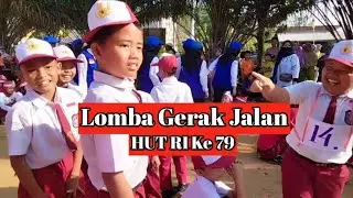Lomba Gerak Jalan, Dalam Rangka Memperingati HUT RI Yang Ke 79. Belida Darat, Muara Enim, Palembang