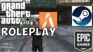 COMO DESCAR Y JUGAR GTA 5 ROLPLAY🧑🏾‍🦲   (EPIC-GAMES/STEAM)