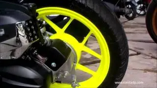 PENGECATAN VELG VARIO 150