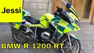 BMW R 1200 RT motorcycle as a paramedic vehicle