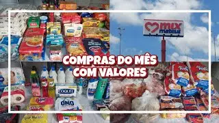COMPRAS DO MÊS DE OUTUBRO NO MIX MATEUS | COMPRAS DO MÊS COM VALORES - LETÍCIA MARIA