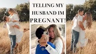 Telling My Husband I'm PREGNANT! 😱 🤰