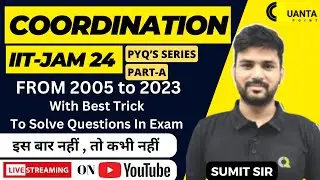 IIT-JAM COORDINATION PYQ'S | CSIR NET | IIT GATE  | IIT JAM | Quanta Chemistry Classes