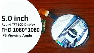 5.0 inch 1080*1080 Round TFT LCD Display IPS MIPI DSI Circular LCD Module Screen Circle TFT Panel