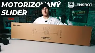 LENSBOT motorizovaný slider s pan otočnou hlavou (80 / 100 / 120 cm)