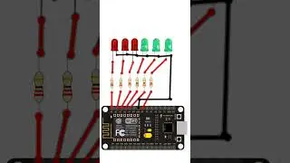 How to make LED Chaser Using ESP8266 (Tutorial-6) 