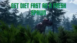 The Isle Evrima - Fastest and Easiest way to get diet as a fresh spawn carnivore
