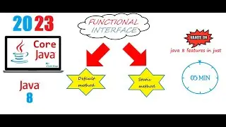 Java 8 - Tutorial - 08. Multiple inheritance with default methods with Example-1 |