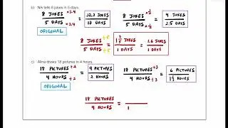 How to Write Equivalent Rates, Unit Rates, & Graph Rates