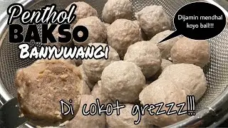 PENTHOL BAKSO SAPI KENYAL DI JAMIN ANTI GAGAL || BAKSO SAPI RUMAHAN CUKUP PAKEK MIXER