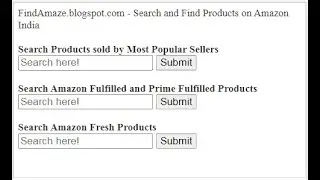 FindAmaze.blogspot.com - Find Products on Amazon India