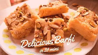Delicious Burfi in 20 mins | Easy burfi recipe from milk powder | Milk powder barfi | for beginners