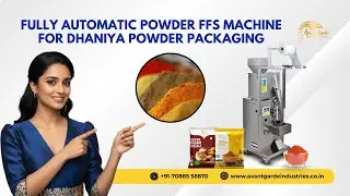 Fully Automatic Powder FFS Machine for Dhaniya Powder Packaging | Avant Garde Industries
