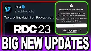 new Roblox Updates Announced.. (Swearing, Dating? and more!)