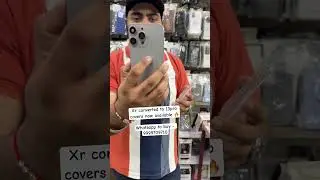 Converter cover for iphone Xr to iphone 13pro/14pro/15pro now available 🔥😍 #shorts #viralshort