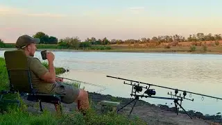 FISHING WITH OVERNIGHT STAY! Carp fishing 2025 in summer. Carp fishing on Orleans reservoir in th...