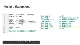 Multiple Exceptions Handling [Mastering 4 critical SKILLS using Python]