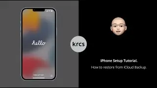 iPhone Setup Tutorial - How to restore from iCloud Backup