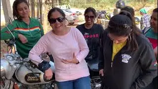 bullet rings girls in Chennai#royal #bike #bikergramindia