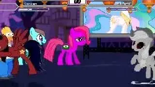 Mugen - Conker & Zalgojack vs Ronald McDonald & Homero Simpson