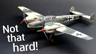 An Easy Kit? Hobbyboss Messerschmitt Bf110 in 1/72 Scale - Build & review