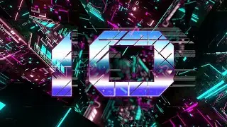 Cyberpunk Countdown Background 4K Video | No Copyright Countdown Video | No Copyright Stock Video