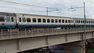 E444R.016 + carrozze UIC-Z ibride ex FB e XMPR sull'IC 605 - Montesilvano