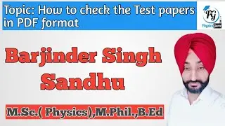 How to check test papers in PDF format on android