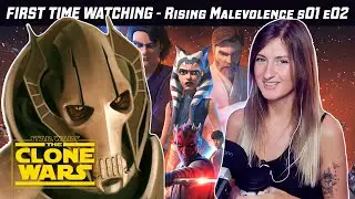 Star Wars: The Clone Wars REACTION - Rising Malevolence S01 E02 | First Time Watching