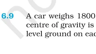 11TH PHYSICS NCERT EXERCISE NUMERICAL NO 6.9