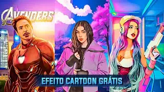 Como editar fotos no PicsArt celular (Efeito Cartoon, Transformar em Desenho, Filtro, efeito mágico)