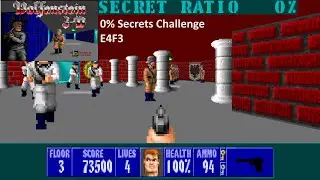 Wolfenstein 3D: No Secrets challenge! E4F3 with commentary