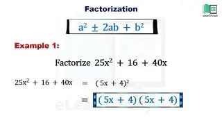 Factorization (Part 2)