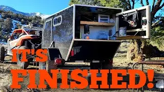 Overlanding trailer build,  Its DONE!,  DIY camper trailer, off-road trailer