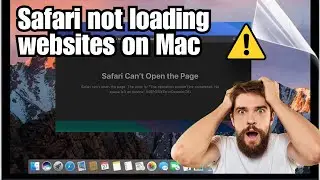 How To Fix Safari Won'T Open Websites On Mac?