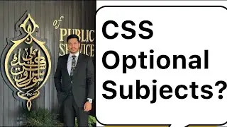 CSS Optional Subjects?
