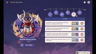 Genshin Impact: Warrior's Spirit Duel | Stage V - Pro Akatsuki!