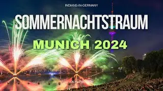 Sommernachtstraum München 2024 | Fireworks in OlympiaPark Munich 2024