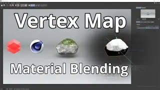 Vertex Map Material Blending in Redshift for Cinema 4d