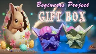 Sewing Easter Gift Box from Fabric Scraps