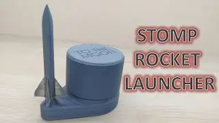 Stomp Rocket Launcher || 3D printed DIY project #sciencetoys #scienceproject