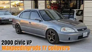 2000 Civic Sedan - Suspension & Wheels - Maxpeedingrods T7 Coilovers and Camber Kit
