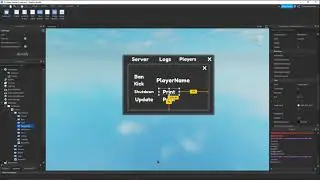 Making A Admin Gui Panel (Without Scripts)