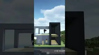 Minecraft easy modern house #minecraft #shorts