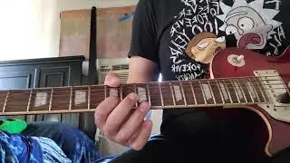Nightrain Guns N Roses guitar lesson pt 4 Outro Solo pt 1