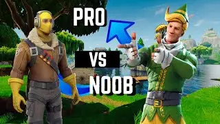 PRO FORTNITE PLAYER PLAYING WITH A NOOB ON (Fortnite Battle Royale)(FUNNY MO)