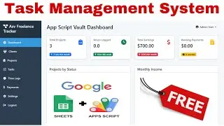 how to create task management system google sheet application dashboard 
